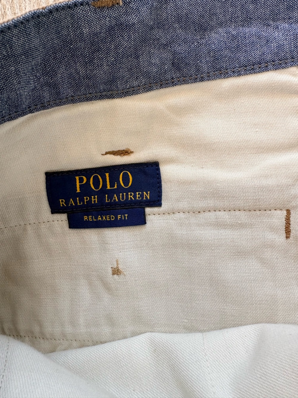 Polo Ralph Lauren Men's Relaxed Fit Twill Chino Shorts Color Ghurka Size 38. - Picture 3 of 6